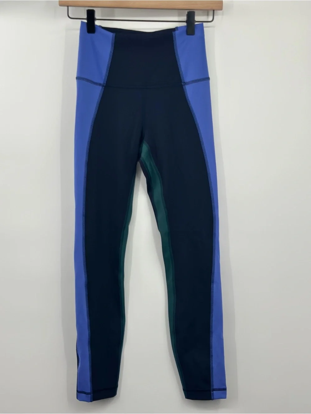 Lululemon Wunder Train High Rise Tight 25 Colour Block Leggings Size 4